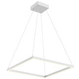 Piazza Suspension By Kuzco, Finish: White, Size: Small