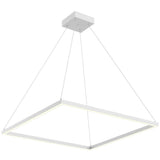 Piazza Suspension By Kuzco, Finish: White, Size: Medium