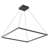 Piazza Suspension By Kuzco, Finish: Black, Size: Large