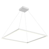 Piazza Suspension By Kuzco, Finish: White, Size: Large