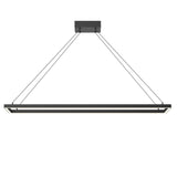 Piazza Linear Suspension By Kuzco, Finish: Black, Size: Large