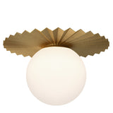 Plume Ceiling Light By Alora, Finish: Brushed Gold, Size: Large