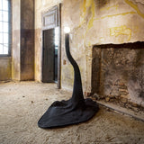Glossy Black Penelope Floor Lamp by Fisionarte