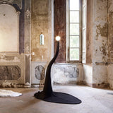 Glossy Black Penelope Floor Lamp by Fisionarte
