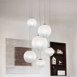 Puppet Round Multilight Suspension by Vistosi