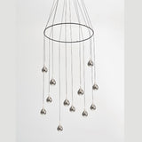 Paopao P12 Chandelier, Finish: Layered Chrome