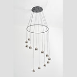 Paopao P12 Chandelier, Finish: Layered Chrome