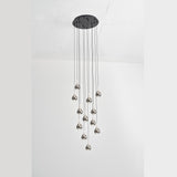 Paopao P12 Chandelier, Finish: Layered Chrome