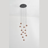 Paopao P12 Chandelier, Finish: Layered Copper