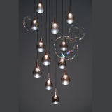 Paopao P12 Chandelier, Finish: Layered Copper