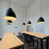 Pavilion Pendant Light By Egoluce-Black Color In Classroom