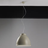 Pavilion Pendant Light By Egoluce-Sand Color hanging on Ceiling