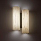 Black Note Duplet LED Wall Sconce by LZF