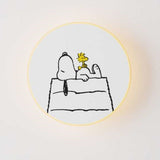 Peanuts Ramen Wall Sconce, Color: Snoopy Woodstock Ramen, Size: Small