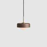 Pensee Pendant By Seed, Finish: Pearl Cocoa
