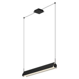 Phoenix Linear Suspension By Kuzco - Black/White Suspension Large