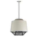 Phoenix Pendant Light By ET2 Large GY BK