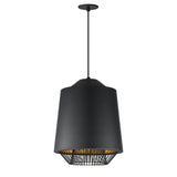 Phoenix Pendant Light By ET2 Medium Black Gold