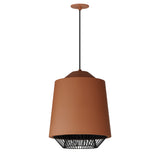 Phoenix Pendant Light By ET2 Medium Brick Black