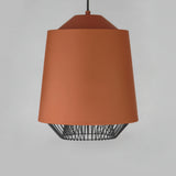 Phoenix Pendant Light By ET2 Medium Brick Black Finish