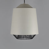 Phoenix Pendant Light By ET2 Medium GY BK Finish