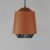 Phoenix Pendant Light By ET2 Small Brick Black Finish1