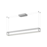 Plaza Linear Suspension By Kuzco - White Suspension