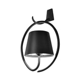 Poldina 89 Battery Operated Wall Sconce By Zafferano, Finish: Black