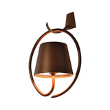 Poldina 89 Battery Operated Wall Sconce By Zafferano, Finish: Rust