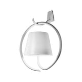 Poldina 89 Battery Operated Wall Sconce By Zafferano, Finish: White