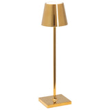 Poldina Pro Micro Battery Operated Table Lamp By Zafferano, Finish: Gold