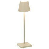 Poldina Pro Micro Battery Operated Table Lamp By Zafferano, Finish: Sand