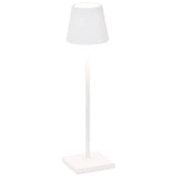 Poldina Pro Micro Battery Operated Table Lamp By Zafferano, Finish: White