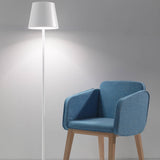 Poldina Pro XXL Floor Lamp By Zafferano, Finish: White