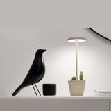 Poldina Reverso Battery Operated Table Lamp By Zafferano, Sand