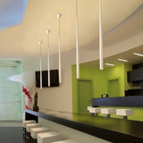 Pool Pendant Light By Egoluce- White At Bar Counter