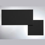 Puzzle Square and Rectangle By Lodes, Finish: Black