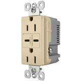 Ivory Radiant 15A Tamper Resistant Ultra Fast USB Type C/C Outlet by Legrand Radiant