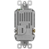 White Radiant 15A Tamper Resistant Ultra Fast USB Type C/C Outlet by Legrand Radiant