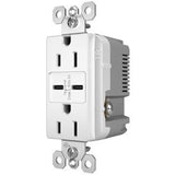 White Radiant 15A Tamper Resistant Ultra Fast USB Type C/C Outlet by Legrand Radiant