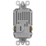 Nickel Radiant 15A Tamper Resistant Ultra Fast USB Type C/C Outlet by Legrand Radiant