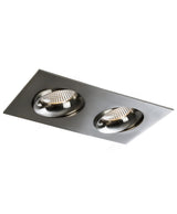 Luna 3.5” LED Linear Gimbal Color Selectable Recessed Fixture - Brushed Nickel
