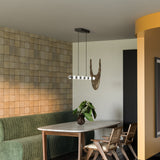 Rezz Linear Suspension By Kuzco, Finish: Black