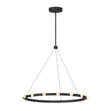 Rezz Chandelier By Kuzco, Size: Single, Finish: Black