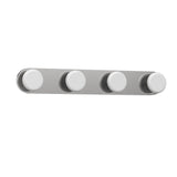 Rezz Vanity Light By Kuzco, Finish: Brushed Nickel, Size: Small