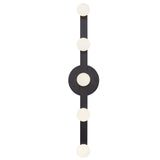Rezz Wall Sconce By Kuzco, Finish: BlackRezz Wall Sconce By Kuzco, Finish: Black, Size Small