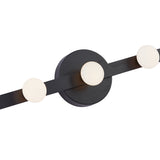 Rezz Wall Sconce By Kuzco, Finish: BlackRezz Wall Sconce By Kuzco, Finish: Black, Size Small