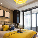 White Raul 10 UGR Recessed Optic Downlight in Bedroom
