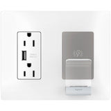 White Radiant Wireless Charger by Legrand Radiant