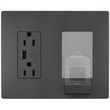 Black Radiant Wireless Charger by Legrand Radiant